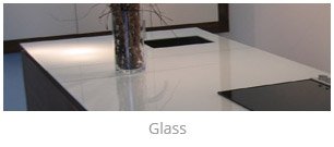 Glass worktops for a kitchen with a difference