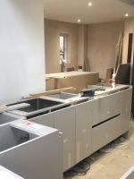 New kitchen units with sink